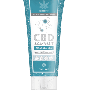Cannaline CBD cooling massage gel bottle 200ml