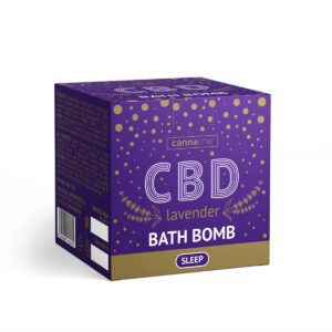Cannaline CBD bath bomb lavender 135g