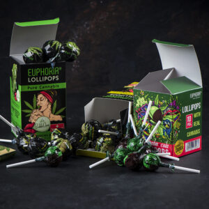 Cannabis lollipops single-serve by Euphoria