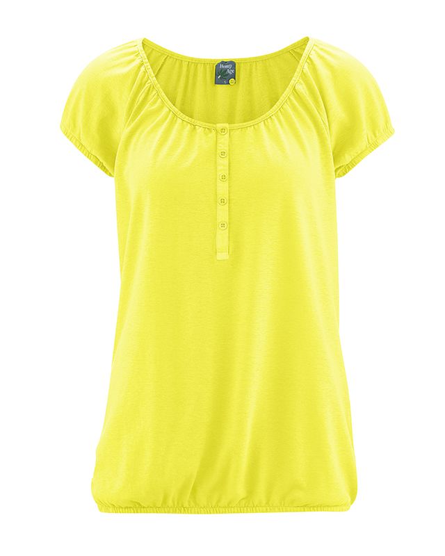 Citrus hemp blouse by HempAge, organic cotton
