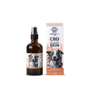 Cannaline CBD oil for dogs with dry sensitive skin