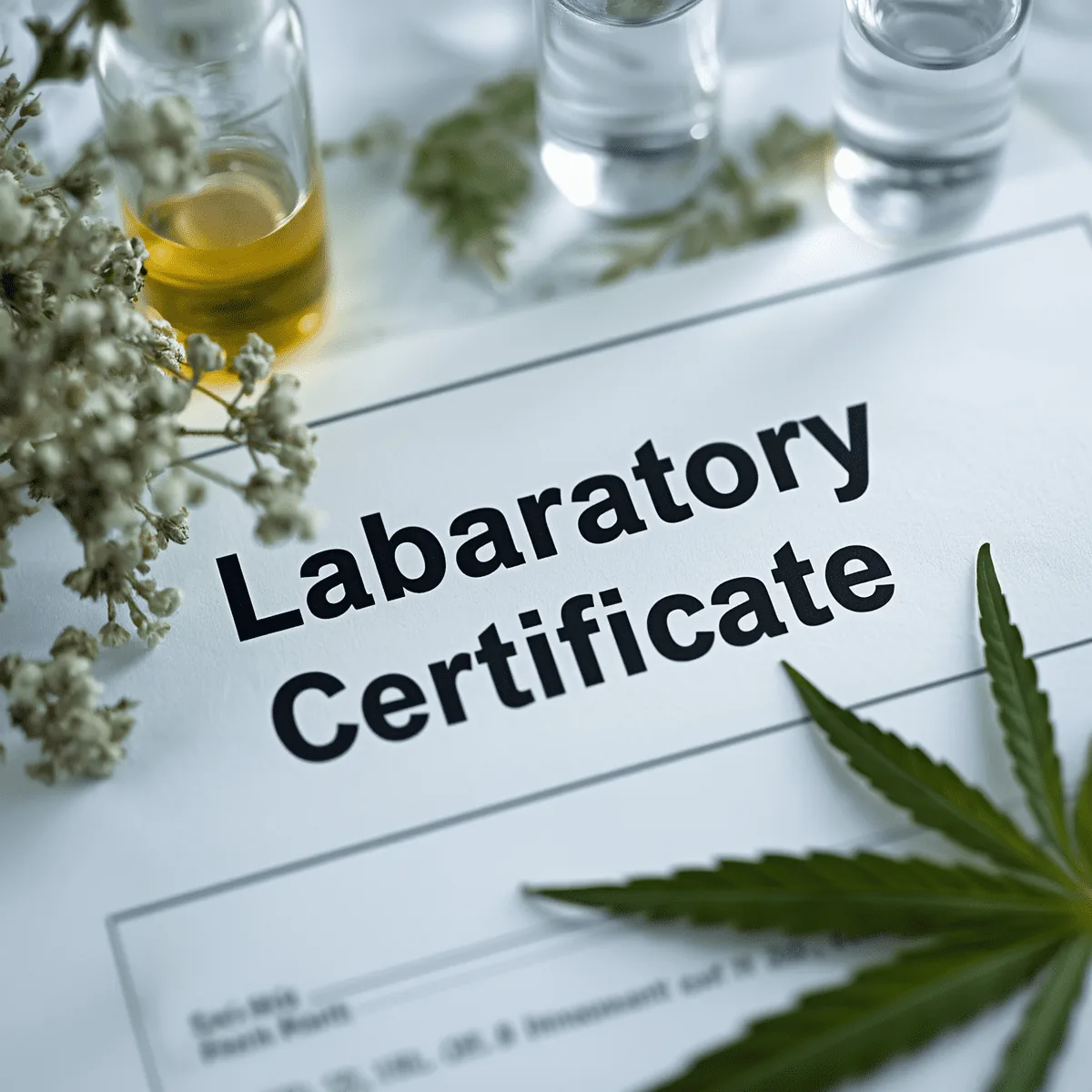 Laboratory certificate