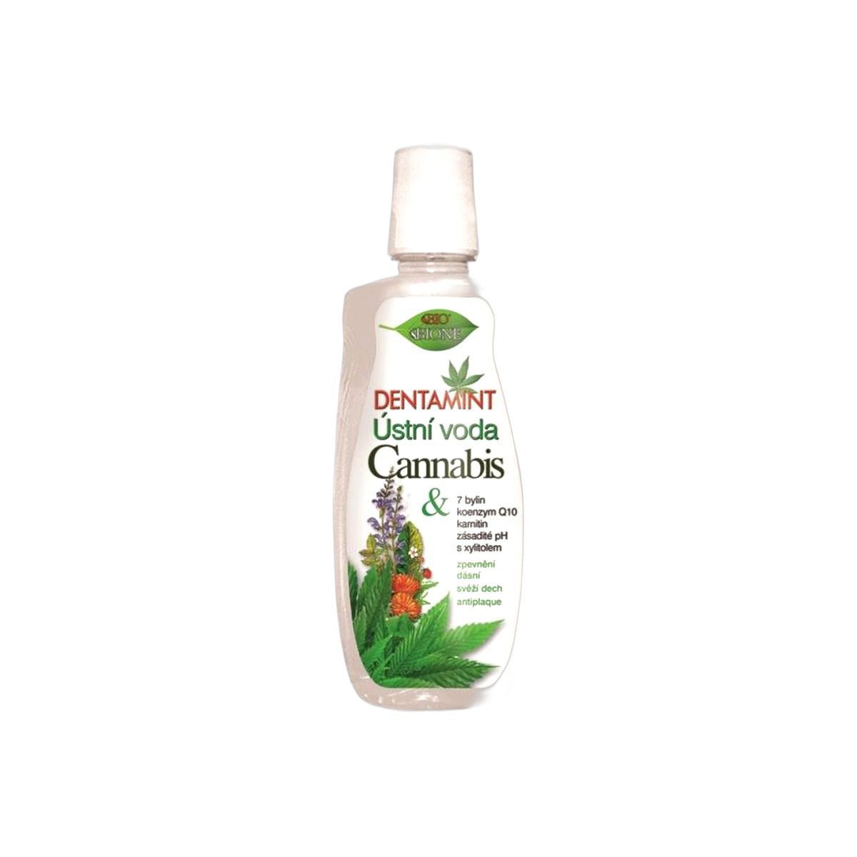 Ústní voda Bione Dentamint Cannabis v lahvi 500 ml