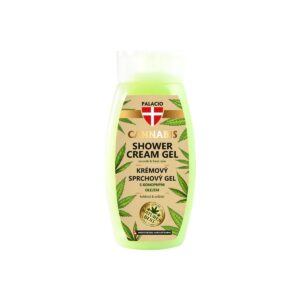 Palacio Cannabis shower cream gel with hemp oil in a 250 ml bottle